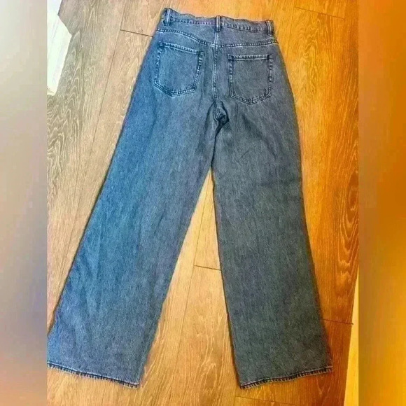 7 for All Mankind Women's Cropped Jo Wide leg flare jeans Size 26 - Picture 6 of 10